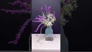 Lavender And Gypsophila Flower Arrangement flowerarrangement [upl. by Llerraf]