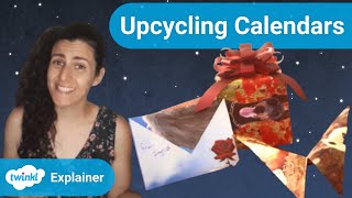 How to Upcycle Old Calendars in the New Year [upl. by Ojahtnamas]