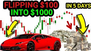 How to Grow a Small Forex Account Quick 100usd to 1000usd [upl. by Gurango254]