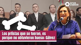 Los priístas que se fueron es porque no obtuvieron hueso Gálvez [upl. by Sudbury]