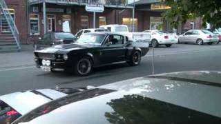 Ford Mustang Shelby GT500 Eleanor  great sound and small burnout [upl. by Aseek]