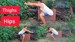 Hips and Thighs ke liye best exercise for men and women Three sets video [upl. by Aihsyn]