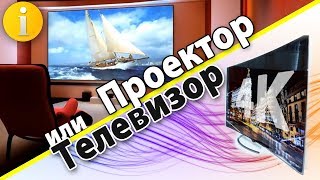 Проектор или Телевизор Тенденции 2018 года [upl. by Notsnarc895]