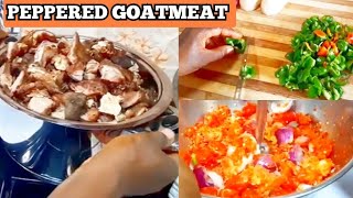 HOW TO MAKE ASUN SPICY ROASTED GOATMEAT HANBISKITCHEN [upl. by Billye]