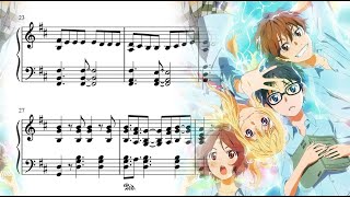 Nanairo Symphony  Your Lie In April by COALAMODE Piano Tutorial [upl. by Lambert]