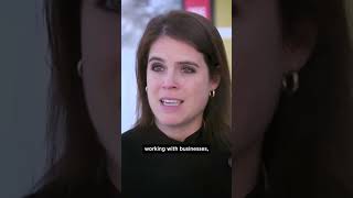 HRH Princess Eugenie Cofounder of the AntiSlavery Collective calls for the end of modern slavery [upl. by Rabbi243]