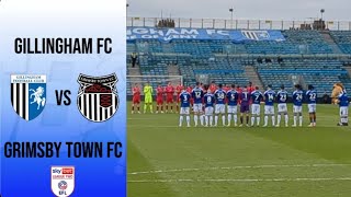 Gillingham FC Vs Grimsby Town FC H match day action 2324 [upl. by Evers]