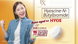 HyoscineNButylbromide Hyos® Prescribed by Doctors for Stomach Spasms [upl. by Llenrub791]