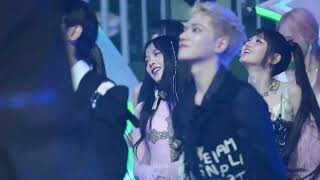 HD Kpop idols reaction to SHINees MMA 2023 performance NewJeans BOYNEXTDOOR KISS OF LIFE [upl. by Maximilianus]