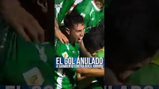 El gol anulado a Sarmiento contra Boca Juniors que generó mucha polémica 😱 [upl. by Adnaloj751]