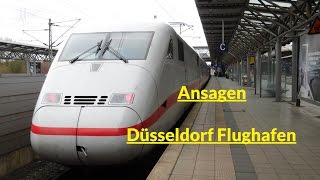 Ansagen DüsseldorfFlughafen [upl. by Lanny]