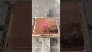 Satisfying laser clean on CPU 😮  🎥 vilalaser [upl. by Latton]