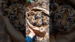 A nest of baby tigers [upl. by Cayla]