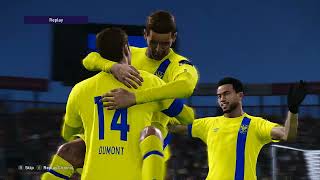 SintTruiden  KAA Gent pes 2021 gameplay JPL [upl. by Esiuqcaj625]