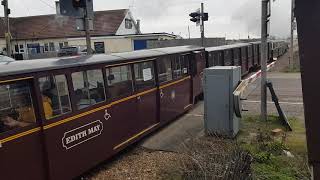 Romney Hythe Dymchurch Light Railway to Dungeness Kolejka z Dymchurch do Dungeness [upl. by Arev]