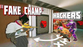 I ACED HACKERS FOR CHAMP in SIEGE Twin Shells [upl. by Milissent]