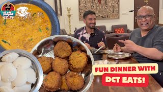 Fun Dinner with DCT Eats  Mangalore Fish Curry amp Prawn Vada  Thatha Talks  Suresh Chakravarthi [upl. by Colbye]