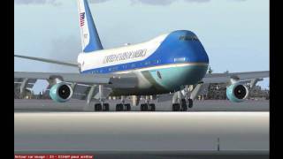 Landing of Air Force One in Stockholm Arlanda [upl. by Jordana257]