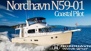 WalkThru  Nordhavn genes with SPEED Nordhavn N5901 quotIndependencequot  Coastal Pilot 59 foot Yacht [upl. by Nnaylrebmik238]