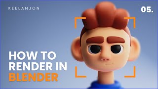 Blender Beginner Tutorial  How to Render in Blender  Blender 34 [upl. by Acirret]