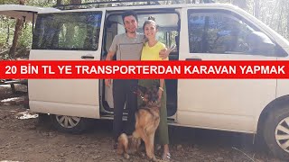 20 bin liraya Transporterdan Karavan Yapmak  Deneme Tahtası [upl. by Agustin]