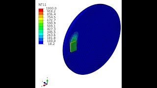 Abaqus Dynamic ExplicitDisk Brake AnalysisStep by Step [upl. by Maitilde557]