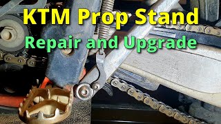 KTM Side Stand Repair and Upgrade [upl. by Ycrem110]