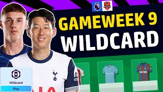 FPL Gameweek 9 Wildcard Draft  Son Palmer amp Haaland FPL 202425 [upl. by Lynnell]