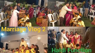 marriage Vlog 2😍హల్దీ ఫంక్షన్plzsubscribemychannel [upl. by Lilas880]