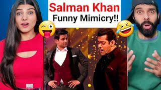 SALMAN KHAN RANBIR KAPOOR FARHAN AKHTAR amp NAWAZUDDIN MIMICRY by Sanket Bhosale RSMMA  REACTION [upl. by Branch709]