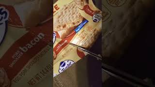 Cutting a toaster scrambles pastries box cuttingskils shortsyoutube youtubeshorts [upl. by Nesyt]