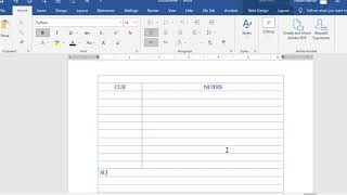 How to Make Cornell Notes in Word [upl. by Hanad631]