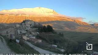 Timelapse Castelluccio di Norcia  6 Novembre 2022 [upl. by Suzanne]