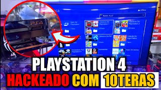 DESTRINCHANDO PS4 Desbloqueado c 10 Terás e 1k de Jogos LOJA NA SANTA EFIGÊNIA [upl. by Okiram]