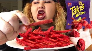 Hot Takis Challenge MUKBANG [upl. by Tan887]