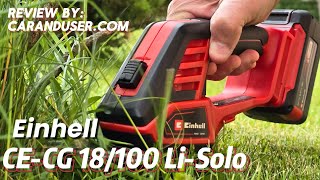 Einhell CECG 18100 LiSolo review by carandusercom [upl. by Demahom269]