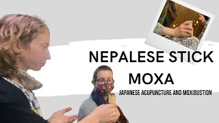 Nepalese Stick Moxa Japanese acupuncture and moxibustion [upl. by Chipman]