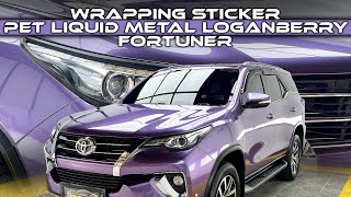 Fortuner wrapping PET Liquid Metal Loganberry [upl. by Constancy925]