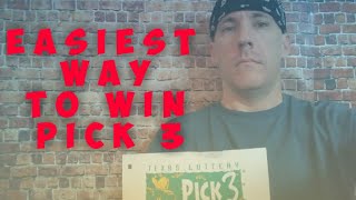 HOW TO WIN PICK 3 EASIEST WAY [upl. by Enitsirt]