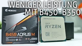 Ryzen 5 3600 Leistungsverlust durch falsches Board B350 vs B450 vs X570 2019 [upl. by Htebazie]