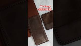 Man Leather Wallet 💯 Handmade [upl. by Auberon]