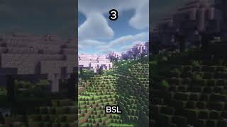 The Best Shaders in Minecraft 120shorts minecraft [upl. by Dlaregztif]