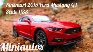 Kinsmart 2015 Ford Mustang GT Scale 138 [upl. by Neveda]