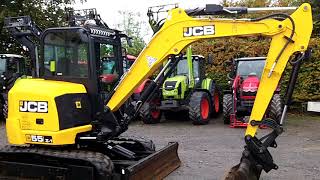 JCB 55 Z1 55 Ton Mini Digger [upl. by Ardeid]