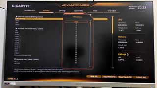 Gigabyte z590m BIOS walkthrough amp Render testvrm [upl. by Orgalim]