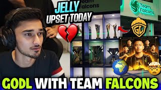 GodL With Team Falcons🌍🔥Jelly Upset Today💔🥺 [upl. by Lyrrehs]