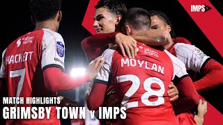 Match highlights  Grimsby Town v Imps [upl. by Airekat291]