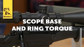 Quick Tip Scope Base and Ring Torque [upl. by Becker365]