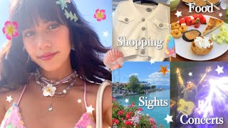 ♡ Italy Vlog  Shopping  Finley amp Sonohra concert  Sight seeing [upl. by Margreta]