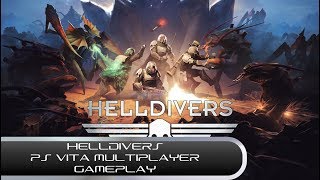 Helldivers PS Vita Multiplayer Gameplay [upl. by Aerdnua787]